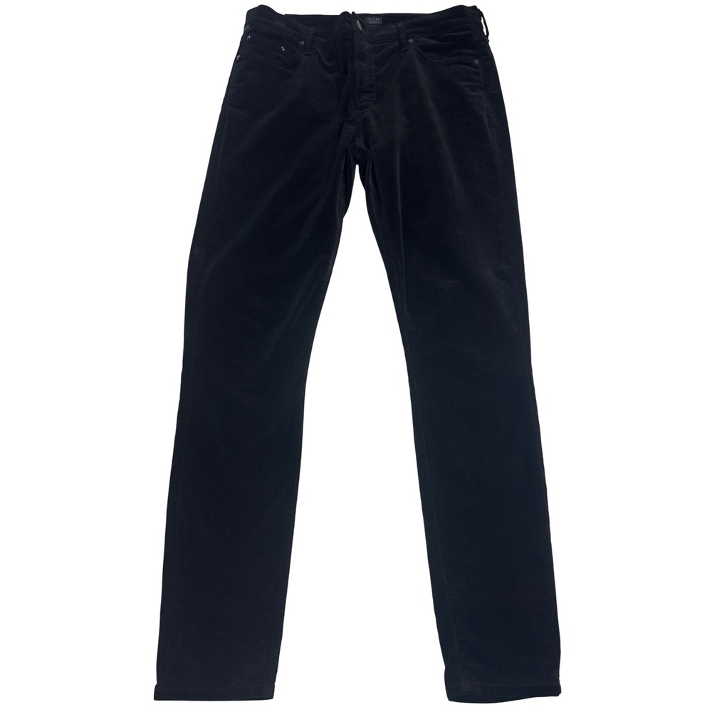Citizens of Humanity Rocket Pants Womens Black Excellent Velvet Skinny Sz 31